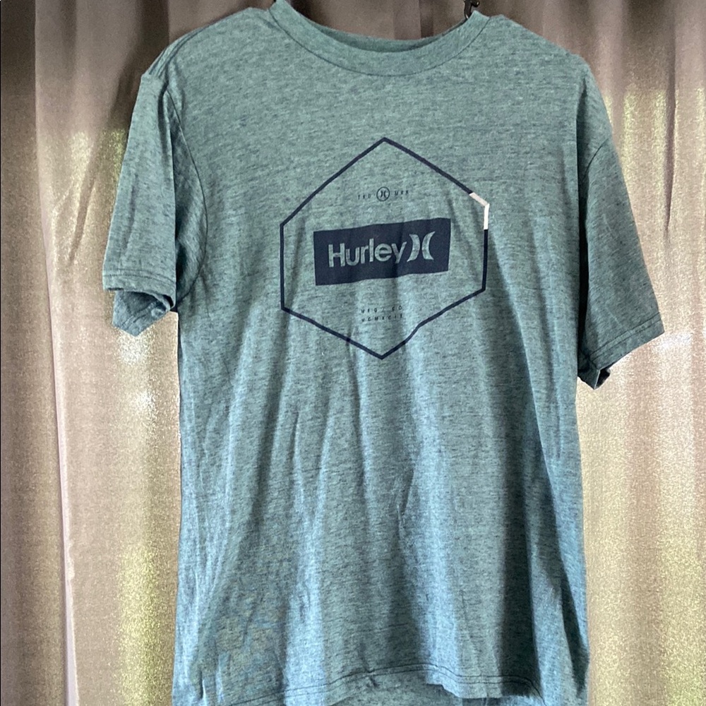 Hurley Blue Short Sleeve Tee Casual Fit